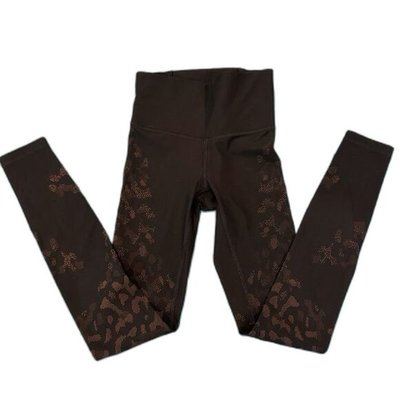 Lululemon Mapped Out High-Rise 28” Black Brick Camo SenseKnit Tight Sz 6 - Picture 2 of 9